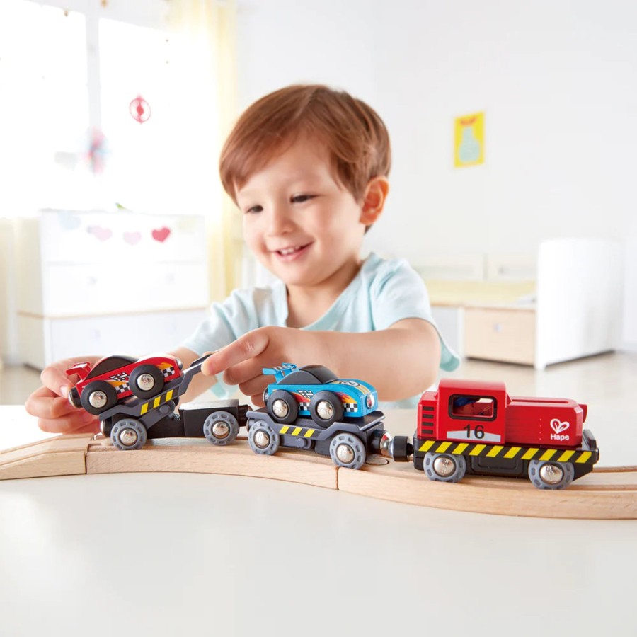 Preschool Plus Hape Australia | Race Car Transporter