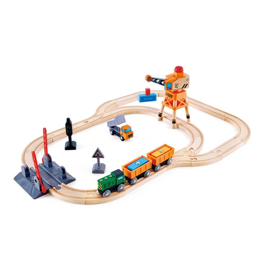 Preschool Plus Hape Australia | Crossing & Crane Set