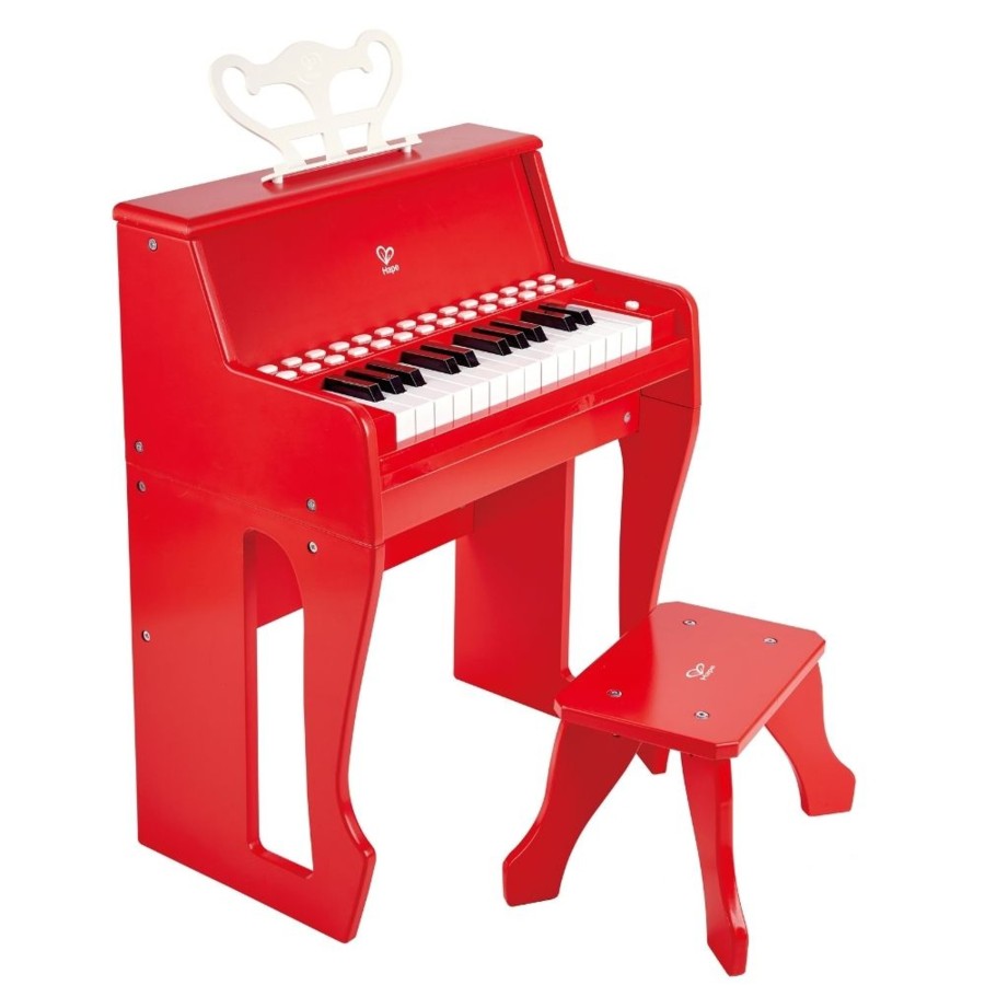 Preschool Plus Hape Australia | Learn With Lights Piano (Red)