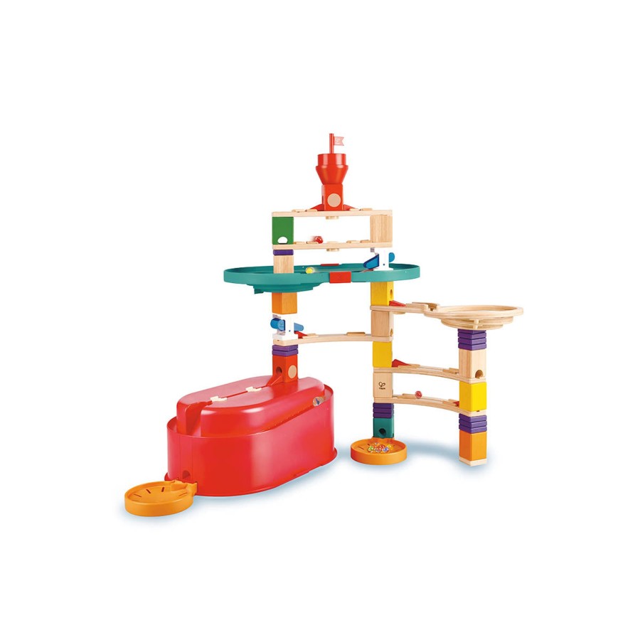 Preschool Plus Hape Australia | Quadrilla Stack Track Bucket Set