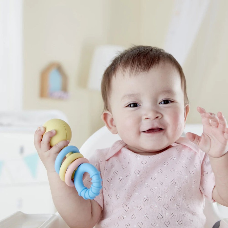 Infant Toys Hape Australia | Rattling Rings Teether