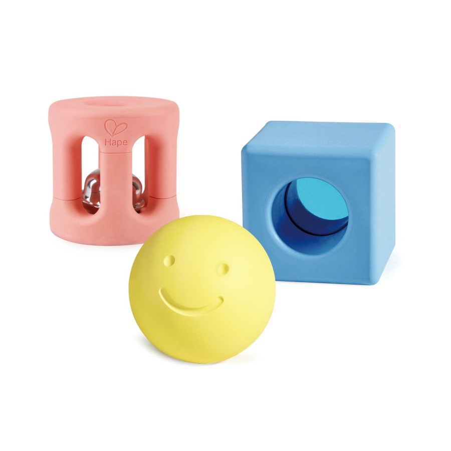 Infant Toys Hape Australia | Geometric Rattle Trio