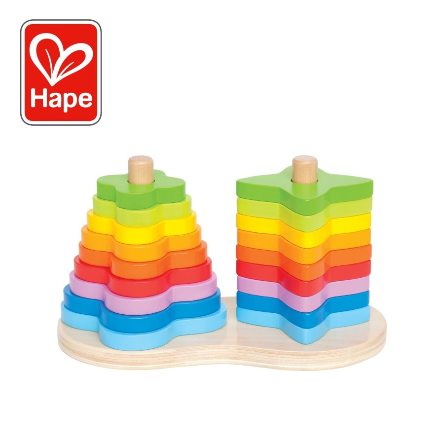 Toddler Hape Australia | Double Rainbow Stacker