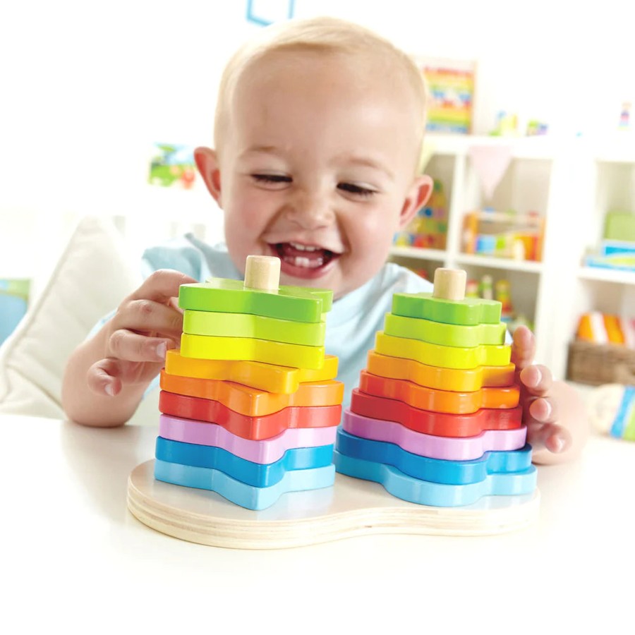 Toddler Hape Australia | Double Rainbow Stacker