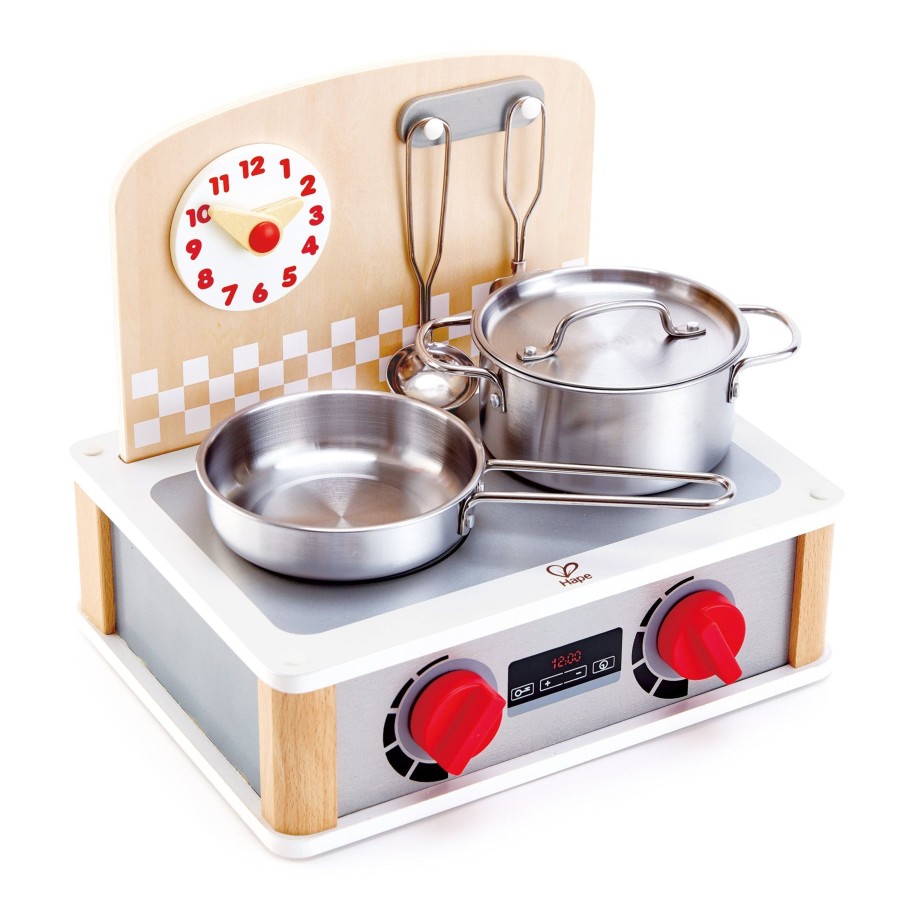 Preschool Plus Hape Australia | 2-In-1 Kitchen & Grill Set