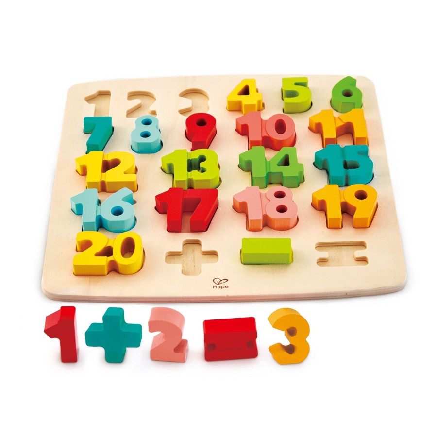 Preschool Plus Hape Australia | Chunky Number Math Puzzle