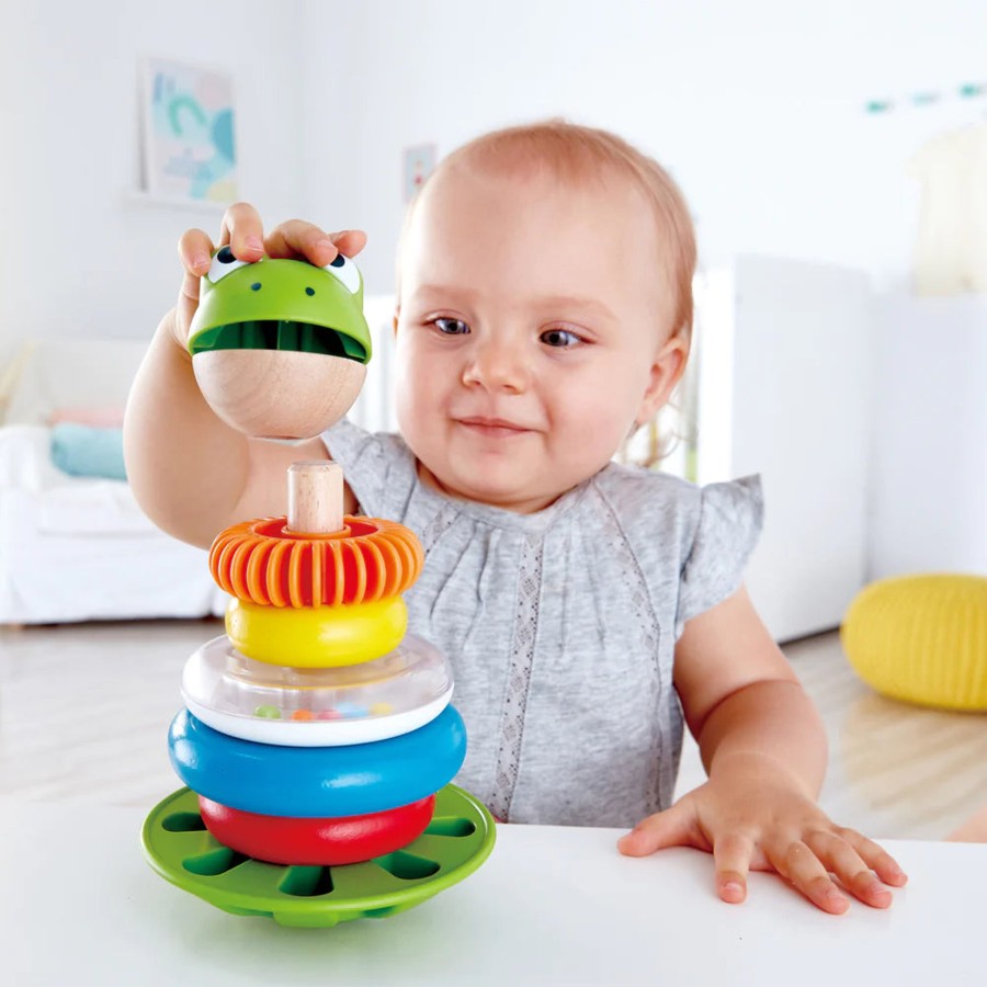 Toddler Hape Australia | Mr. Frog Stacking Rings