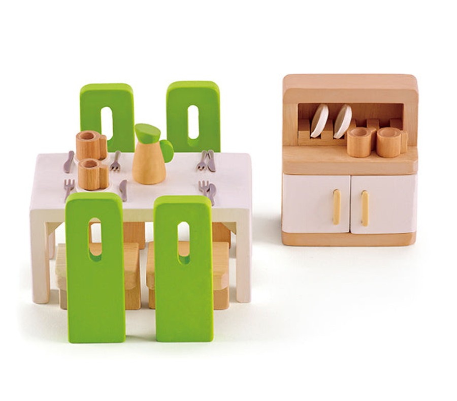 Preschool Plus Hape Australia | Doll House Furniture: Dining Room