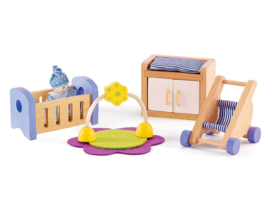 Preschool Plus Hape Australia | Doll House Furniture: Baby'S Room