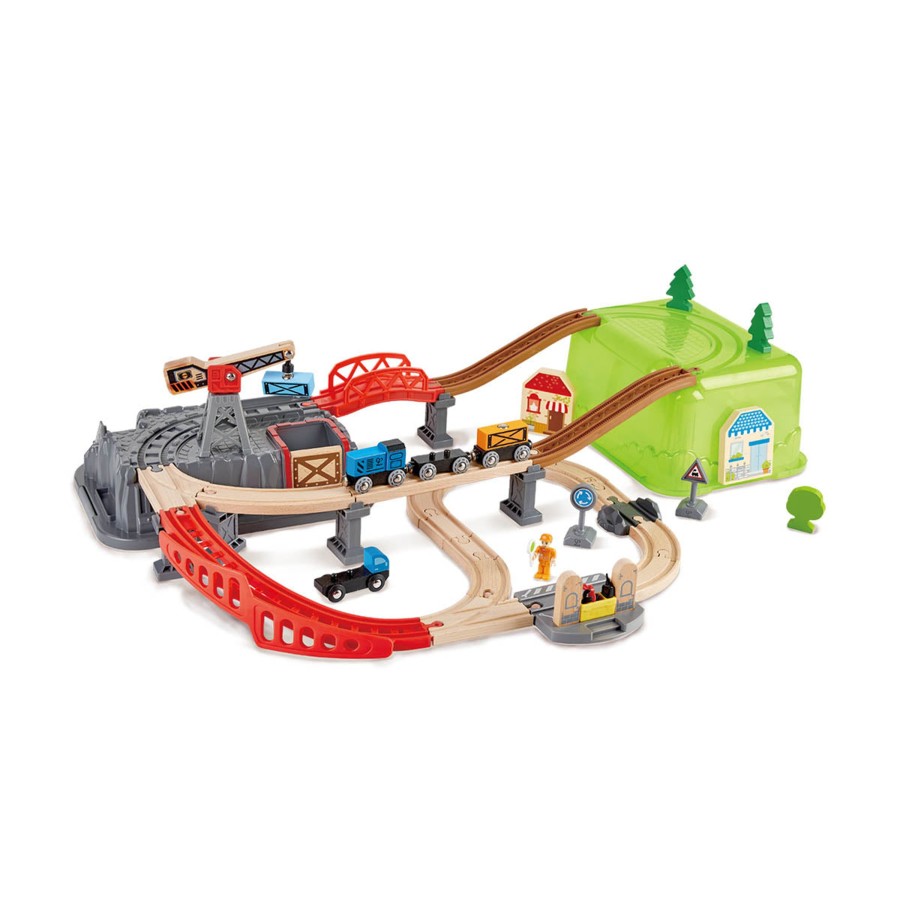 Preschool Plus Hape Australia | Railway Bucket-Builder-Set